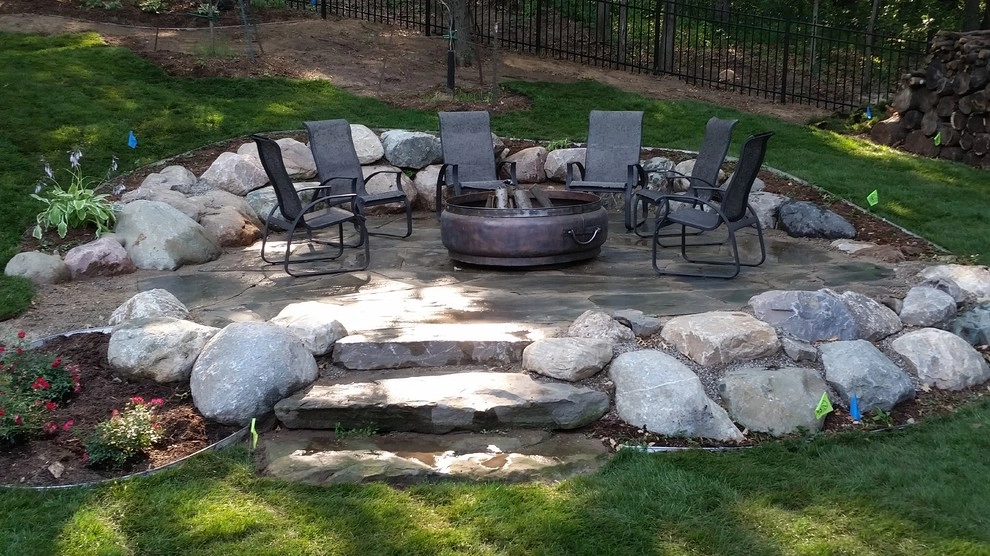 Backyard Patio Grand Rapids, MI by Platinum Ponds & Landscaping - Photo 2
