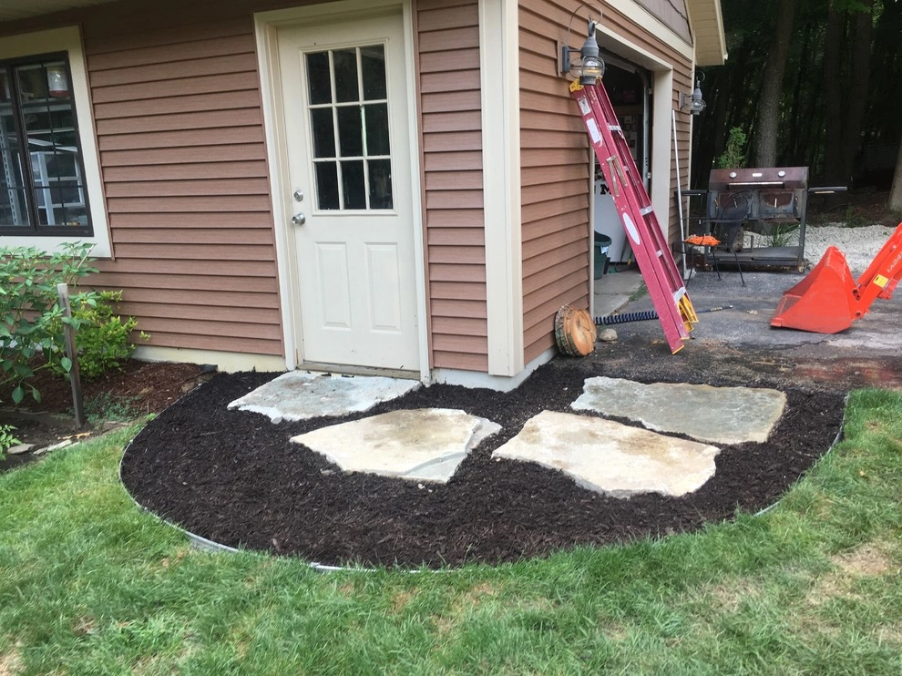 New Landscape Design, Front and Backyard Pathways, Landscape Lighting by Platinum Ponds & Landscaping - Photo 8