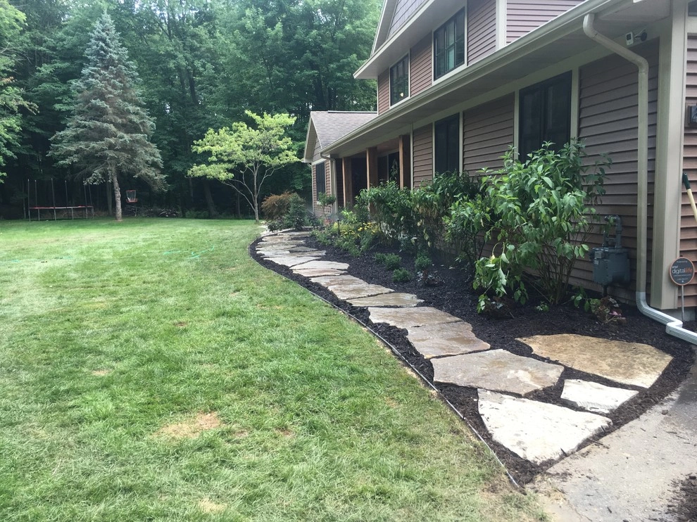 New Landscape Design, Front and Backyard Pathways, Landscape Lighting by Platinum Ponds & Landscaping - Photo 5