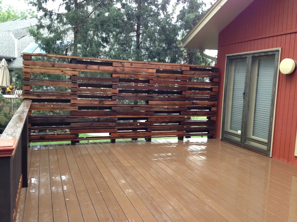 Redwood "Japanese Panel" on EverGrain Deck by The Deck Pro - Photo 5
