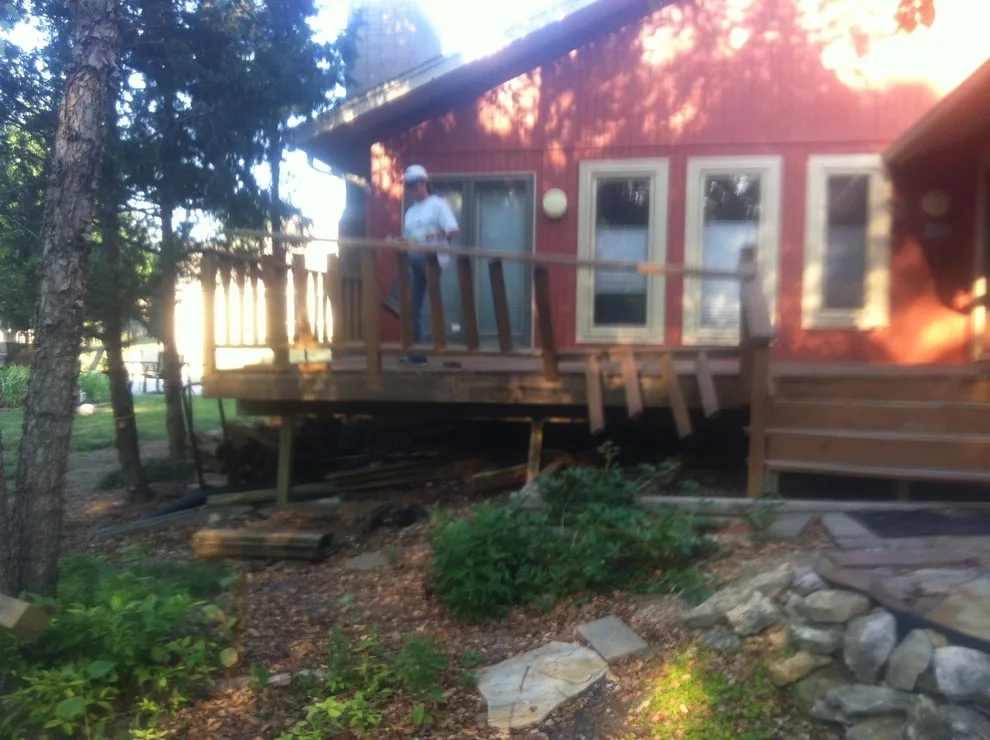 Redwood "Japanese Panel" on EverGrain Deck by The Deck Pro - Photo 4