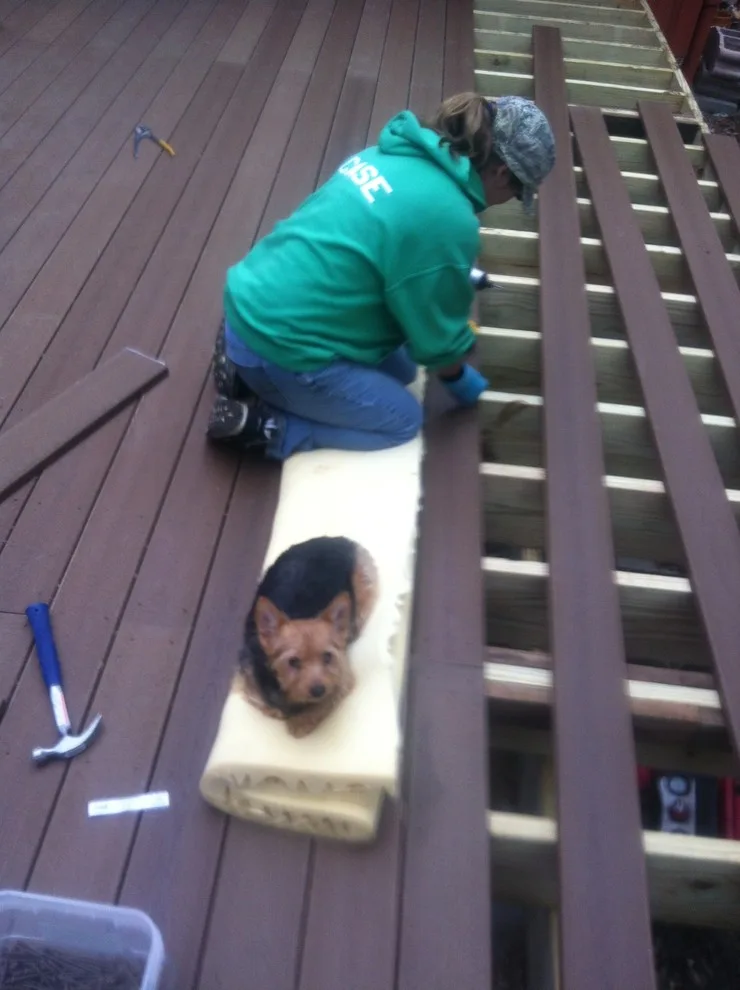 Redwood "Japanese Panel" on EverGrain Deck by The Deck Pro - Photo 7