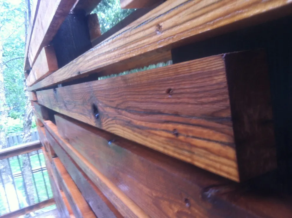 Redwood "Japanese Panel" on EverGrain Deck by The Deck Pro - Photo 2