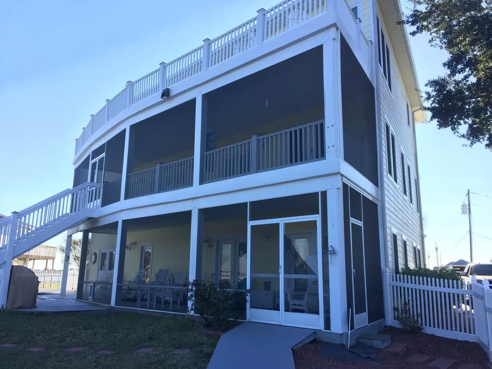 Porch Rescreening and Phantom Motorized Screens by Screenmobile Of Wilmington NC - Photo 6