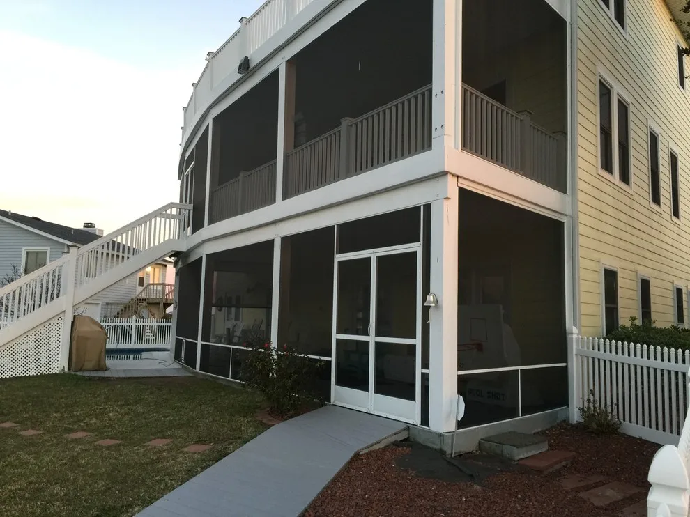 Porch Rescreening and Phantom Motorized Screens by Screenmobile Of Wilmington NC - Photo 4
