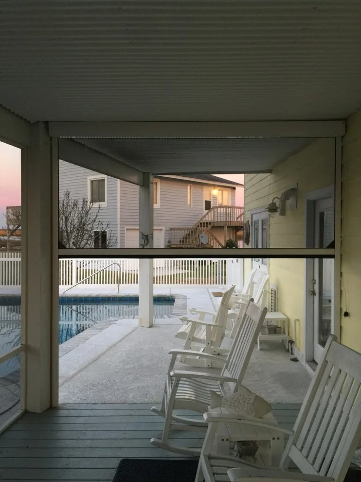 Porch Rescreening and Phantom Motorized Screens by Screenmobile Of Wilmington NC - Photo 3