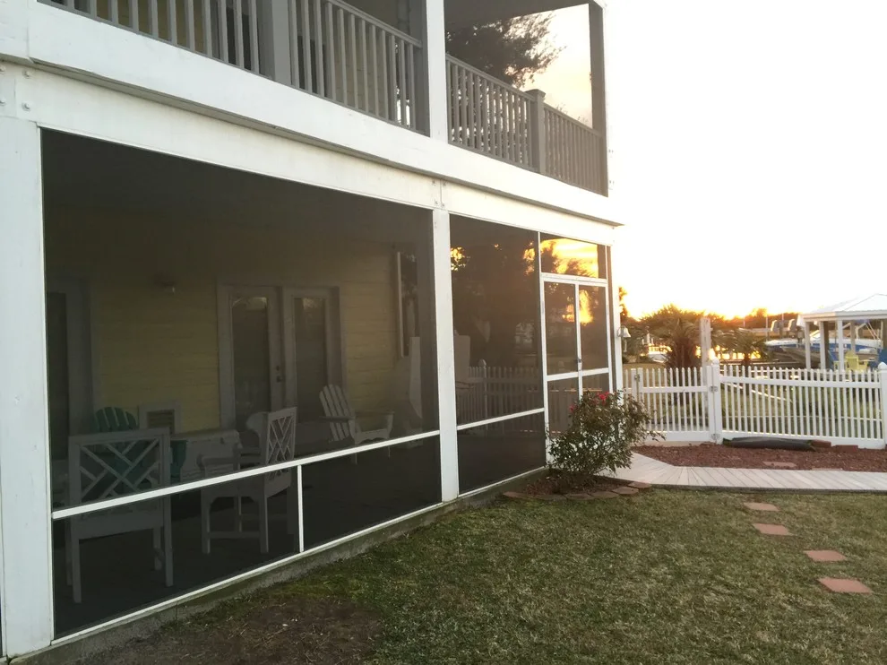 Porch Rescreening and Phantom Motorized Screens by Screenmobile Of Wilmington NC - Photo 2