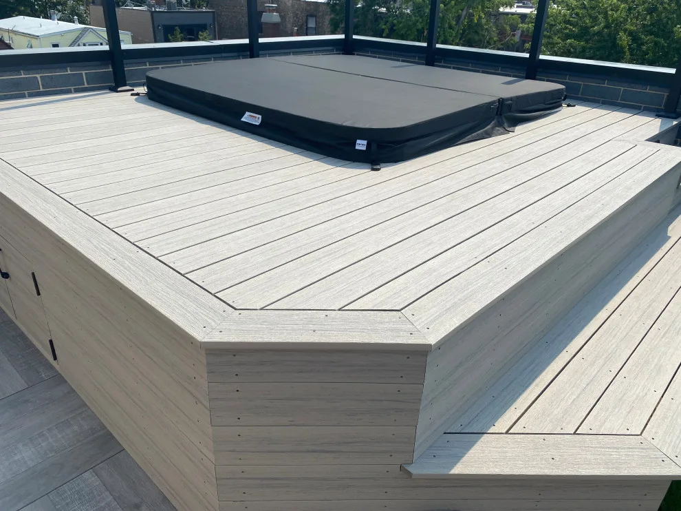 Chicago Lincoln Park Roof Deck by Unique Deck Builders - Photo 16