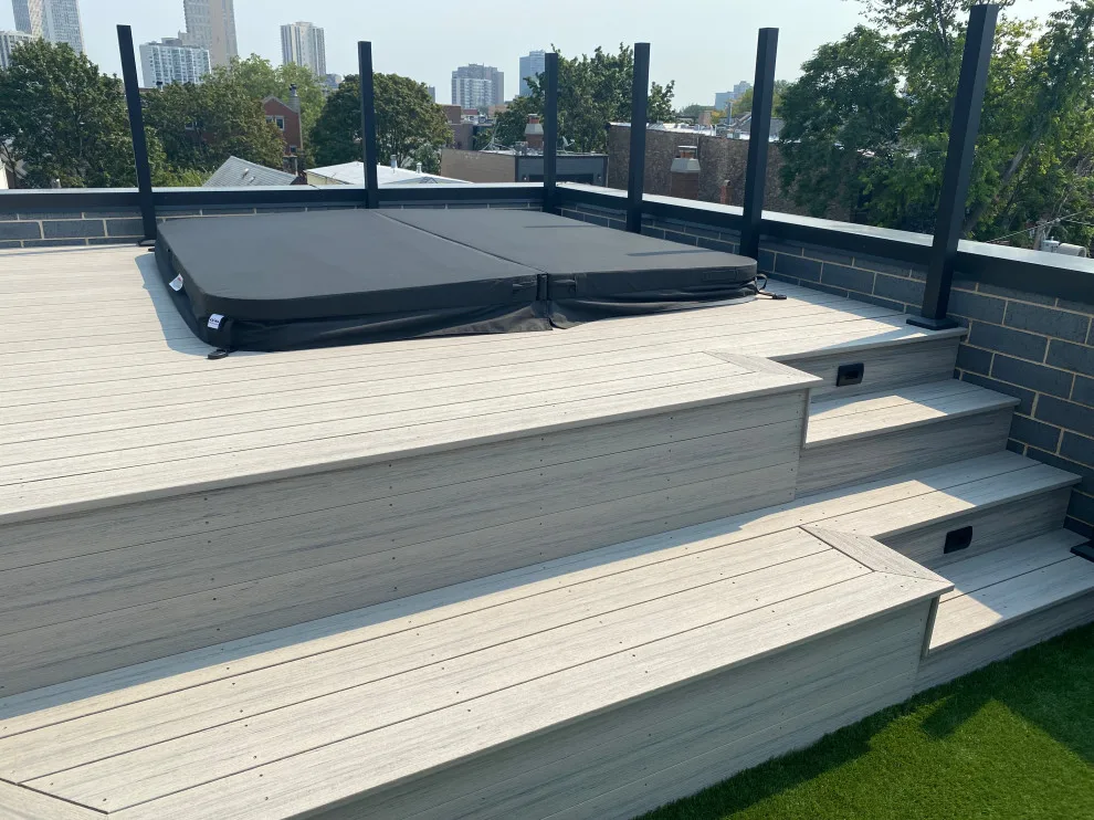 Chicago Lincoln Park Roof Deck by Unique Deck Builders - Photo 21