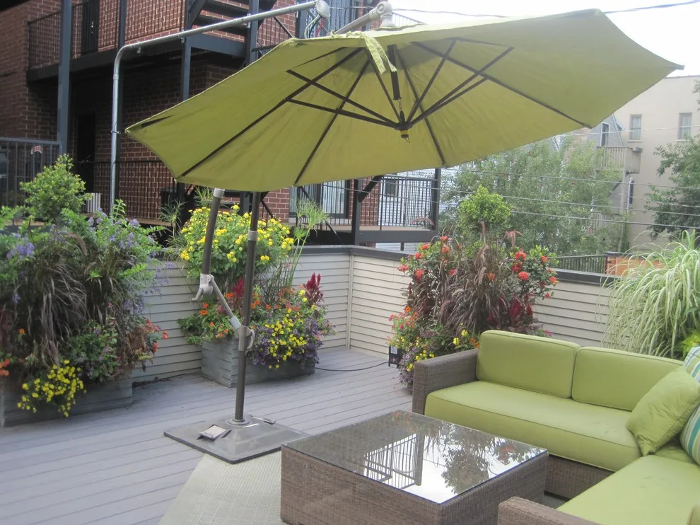 Chicago Roof Deck with Deckorators Vault Decking by Unique Deck Builders - Photo 12