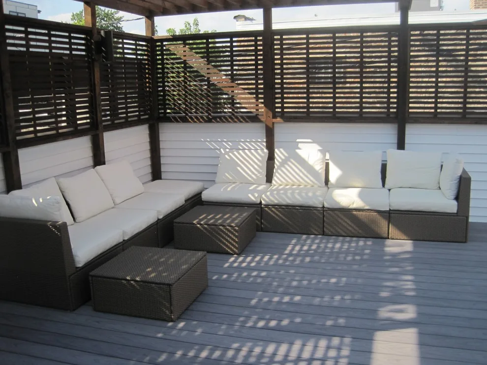 Huron Roof Deck Garage in Chicago by Unique Deck Builders - Photo 5