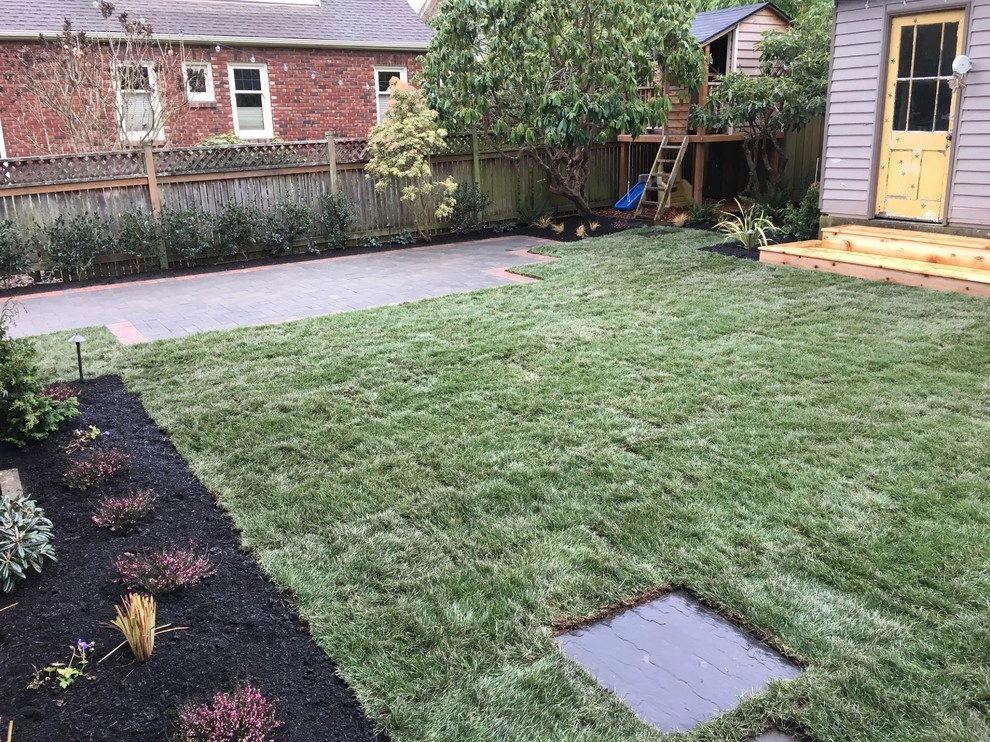 Seattle Back Yard Remodel Fall 2016 by Plumb Landscapes Inc. - Photo 22