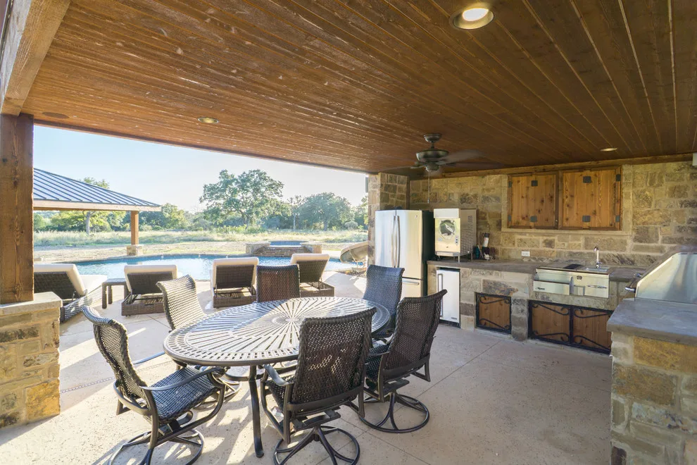 Cedar Ruby Ranch Pool with Waterslide by Southern Outdoor Appeal - Photo 17
