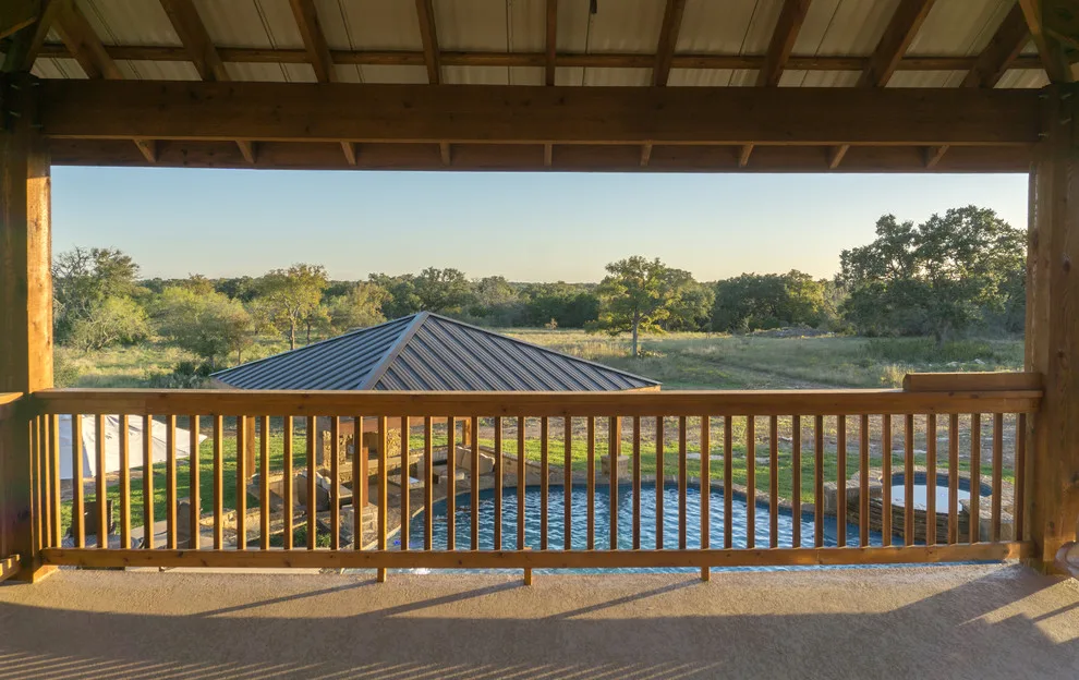 Cedar Ruby Ranch Pool with Waterslide by Southern Outdoor Appeal - Photo 5