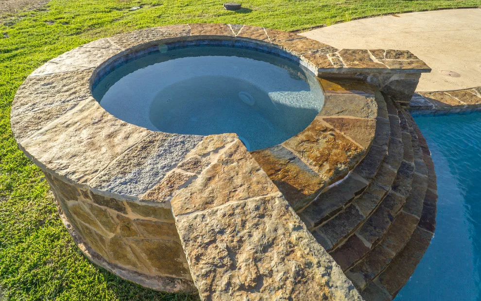 Cedar Ruby Ranch Pool with Waterslide by Southern Outdoor Appeal - Photo 3