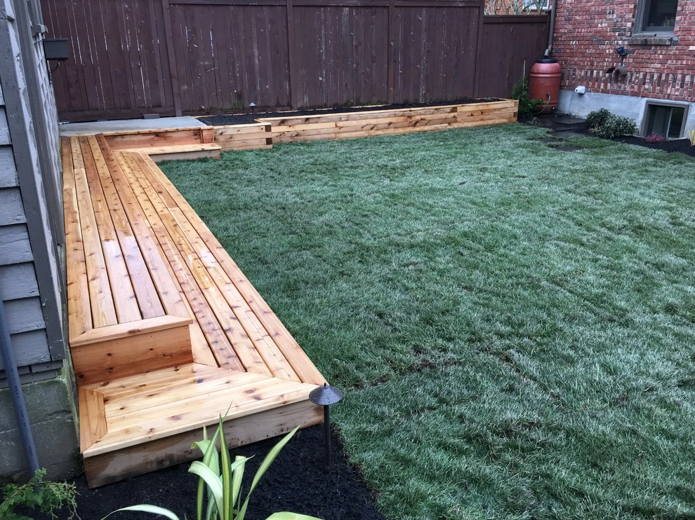 Seattle Back Yard Remodel Fall 2016 by Plumb Landscapes Inc. - Photo 26