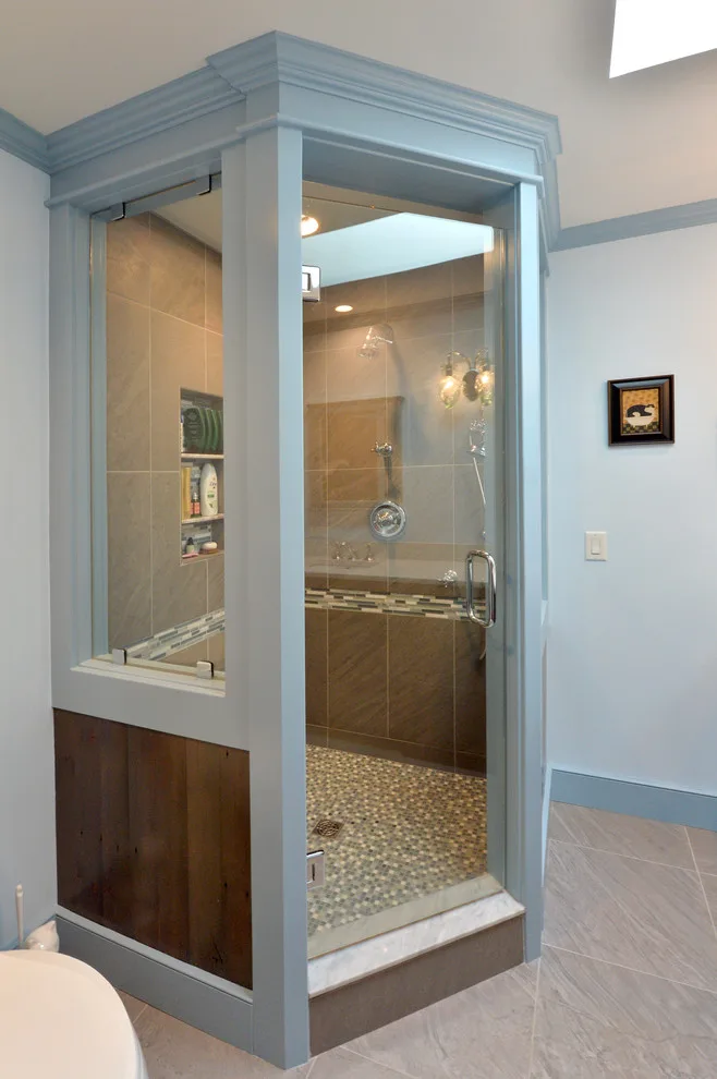 Contemporary Rustic Bathroom Renovation by Kehoe Kustom, LLC - Photo 5
