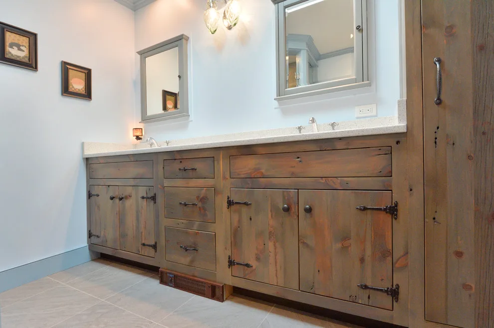 Contemporary Rustic Bathroom Renovation by Kehoe Kustom, LLC - Photo 7