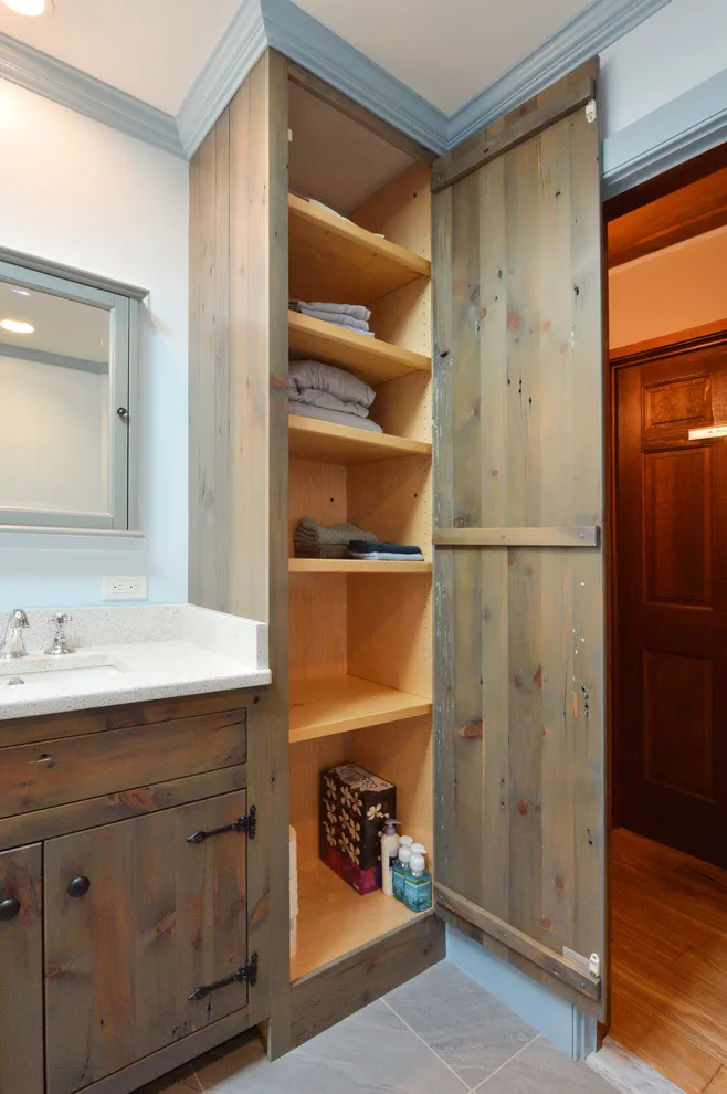 Contemporary Rustic Bathroom Renovation by Kehoe Kustom, LLC - Photo 9