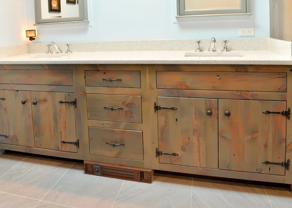 Contemporary Rustic Bathroom Renovation by Kehoe Kustom, LLC - Photo 12