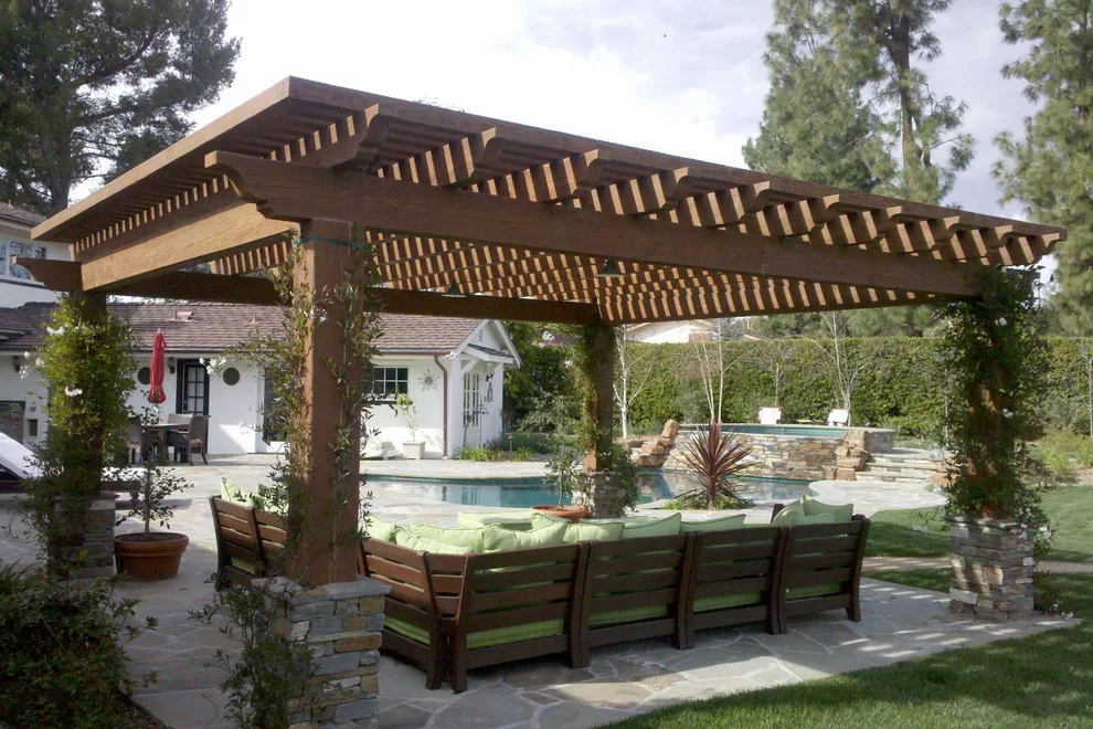 Pergola Design and Construction in Santa Clara, CA by David Patios - Photo 3