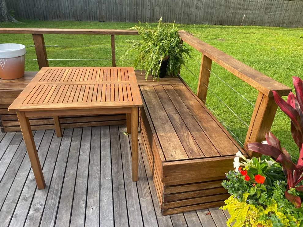 Sassafras Cladding & Black Locust Patio – Mount Pleasant, SC by Robi Decking - Photo 5