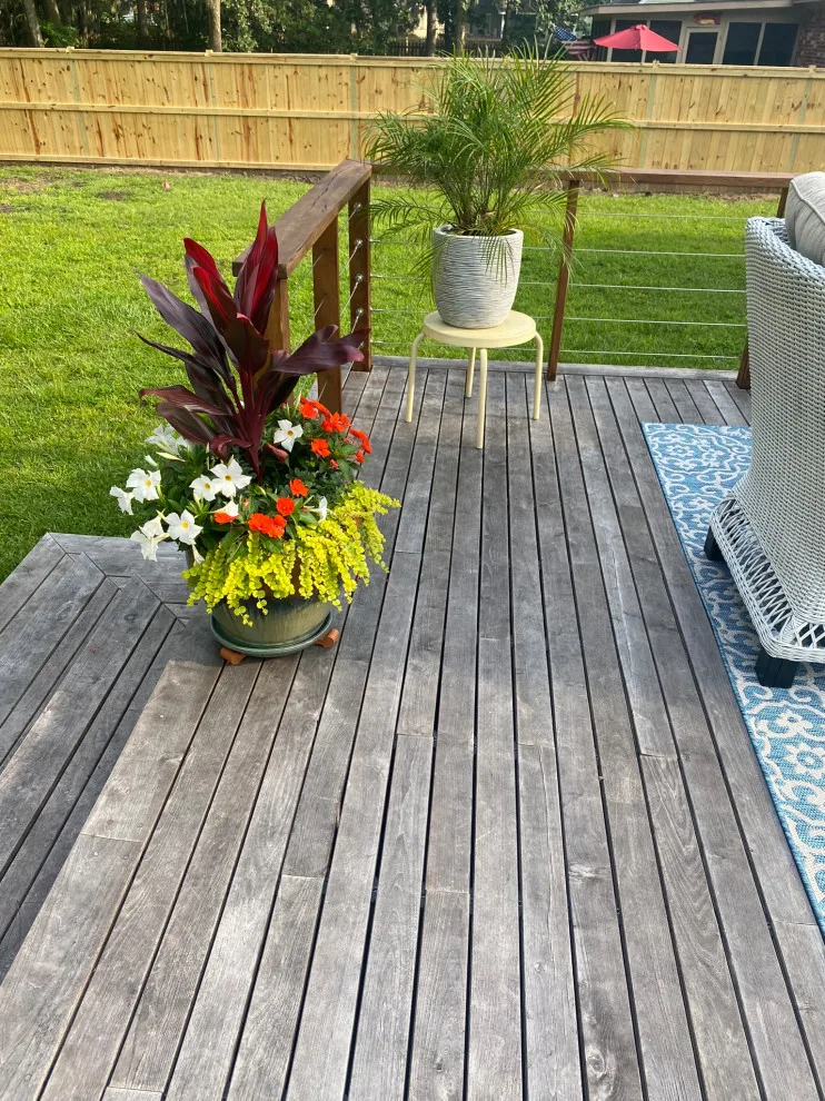 Sassafras Cladding & Black Locust Patio – Mount Pleasant, SC by Robi Decking - Photo 3