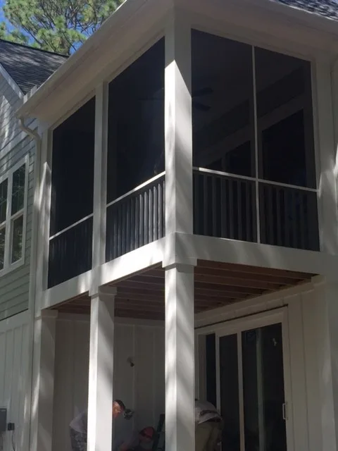 Second Floor Screen Tight System for Screen Enclosure by Screenmobile Of Wilmington NC - Photo 3