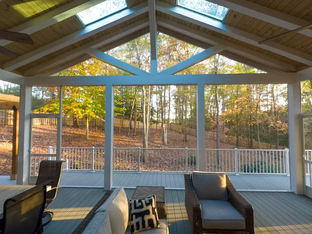 Cedar Pergola Screen Porch Extension by Myers Contracting Services LLC - Photo 7