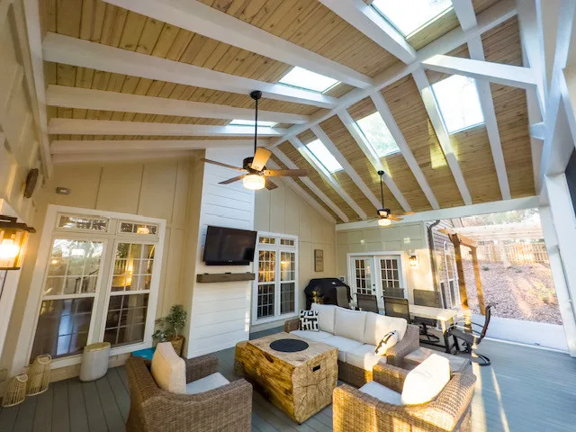 Cedar Pergola Screen Porch Extension by Myers Contracting Services LLC - Photo 6
