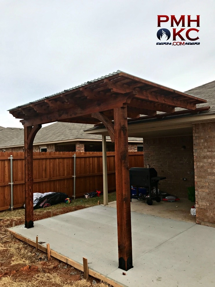 Half Pergolas with Roof Tie-in by PMH Construction LLC. - Photo 4