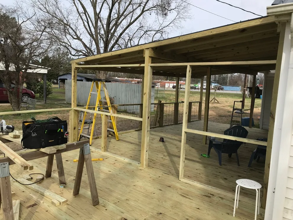 Enclosed porch and deck by Narron Woodworks - Photo 6