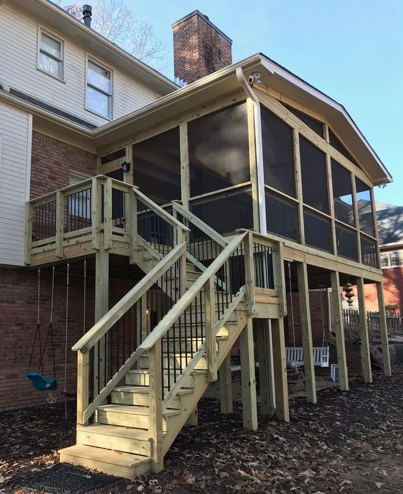 North Highlands Screened Porch and Deck Project by Archadeck Of Birmingham - Photo 5