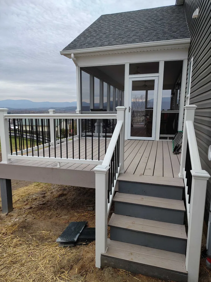 Porch with Screens and Windows, Deck Railings by Stoneridge Outdoor Living - Photo 5