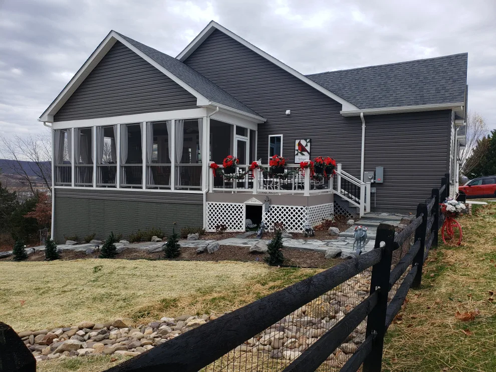Porch with Screens and Windows, Deck Railings by Stoneridge Outdoor Living - Photo 3