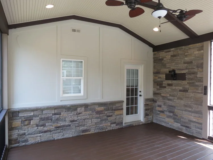 Trex Decked Screened Porch by Deckscapes Inc - Photo 8