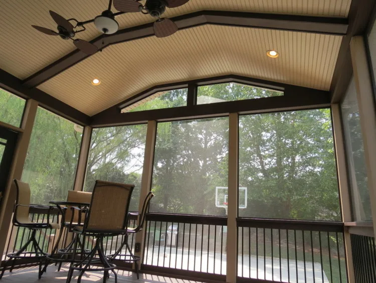 Trex Decked Screened Porch by Deckscapes Inc - Photo 7