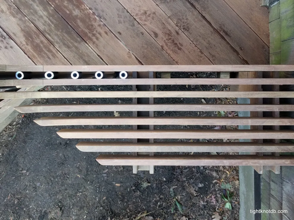 Artistic Railing on an Ipe Deck by Tight Knot Design Build LLC - Photo 4
