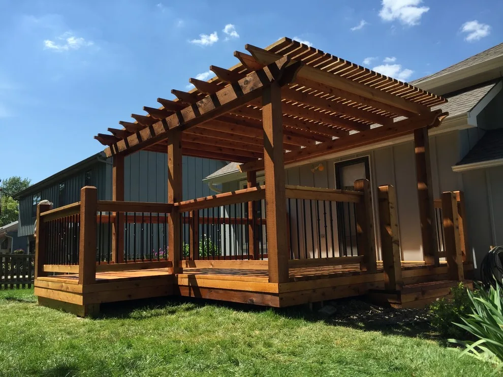 Cedar Deck with Pergola Installation by The Deck Pro - Photo 7