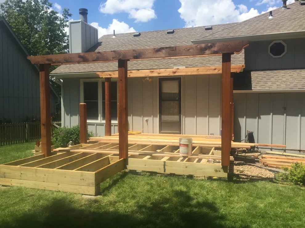 Cedar Deck with Pergola Installation by The Deck Pro - Photo 9