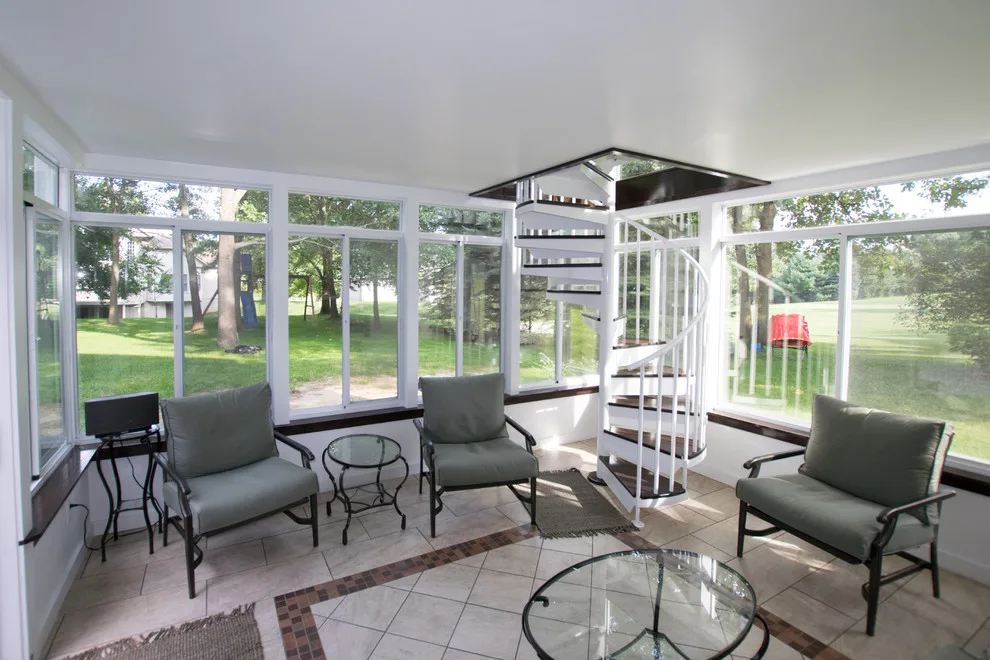 Two-Story Sunroom Extension by Mulder Construction Group - Photo 3