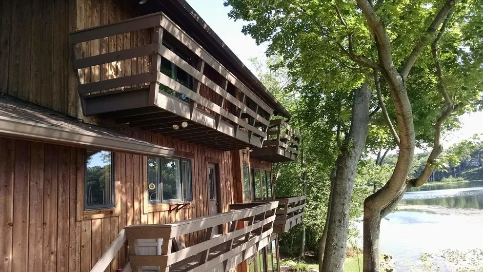Silver Lake Ohio Lake House Deck Renovation - Cable Railing by LUX Materials - Photo 2