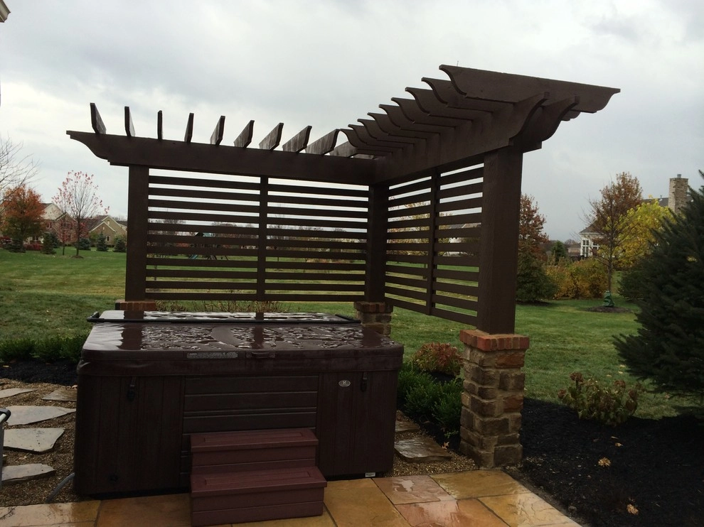 Arbor Screen for Hot Tub by Pony Lawncare And Landscaping - Photo 2