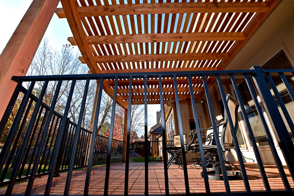 Modern Rounded Deck and Pergola by Creative Concepts & Design, LLC - Photo 4