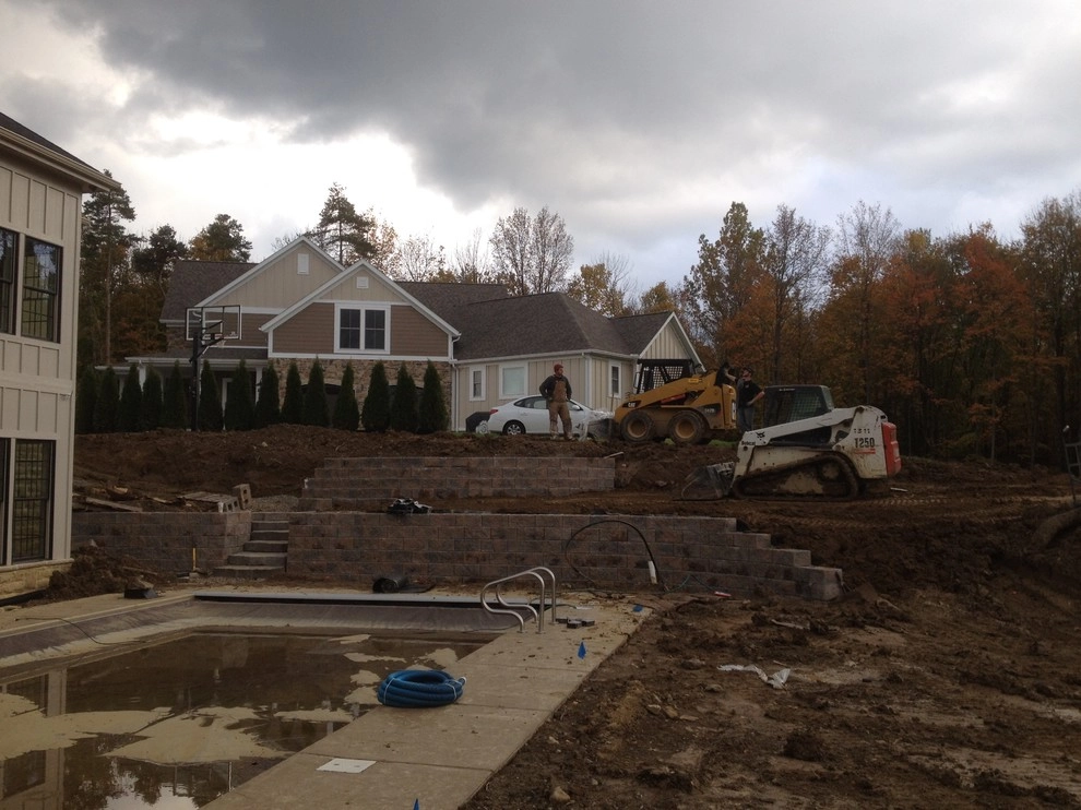 Tiered Structural Retaining Walls and Staircase by Pony Lawncare And Landscaping - Photo 7