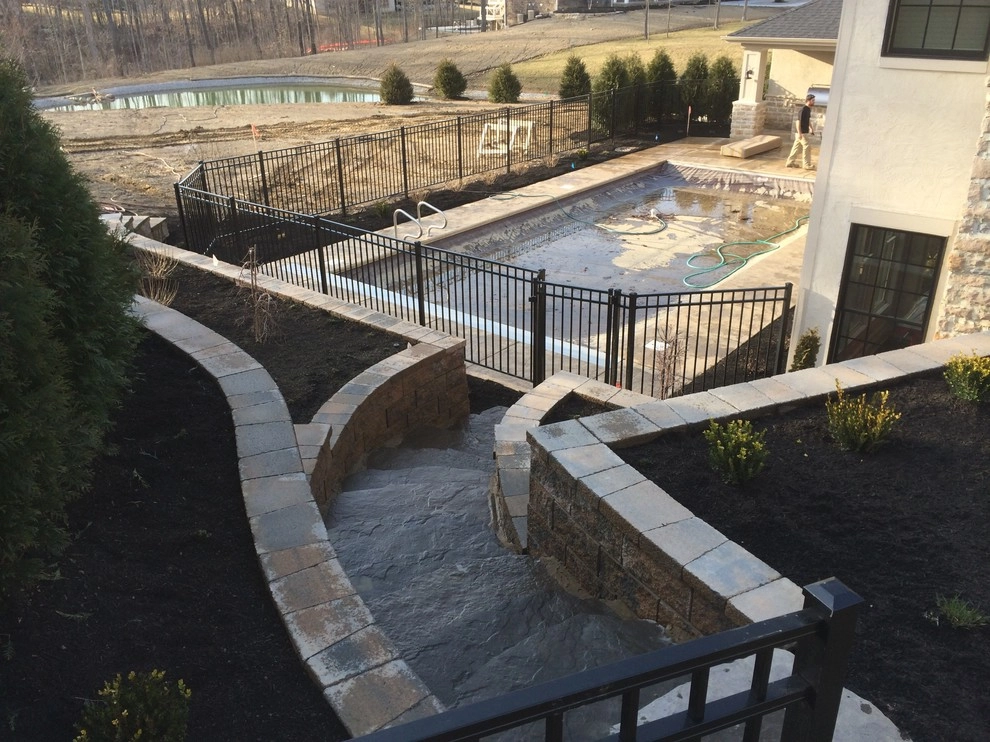 Tiered Structural Retaining Walls and Staircase by Pony Lawncare And Landscaping - Photo 8