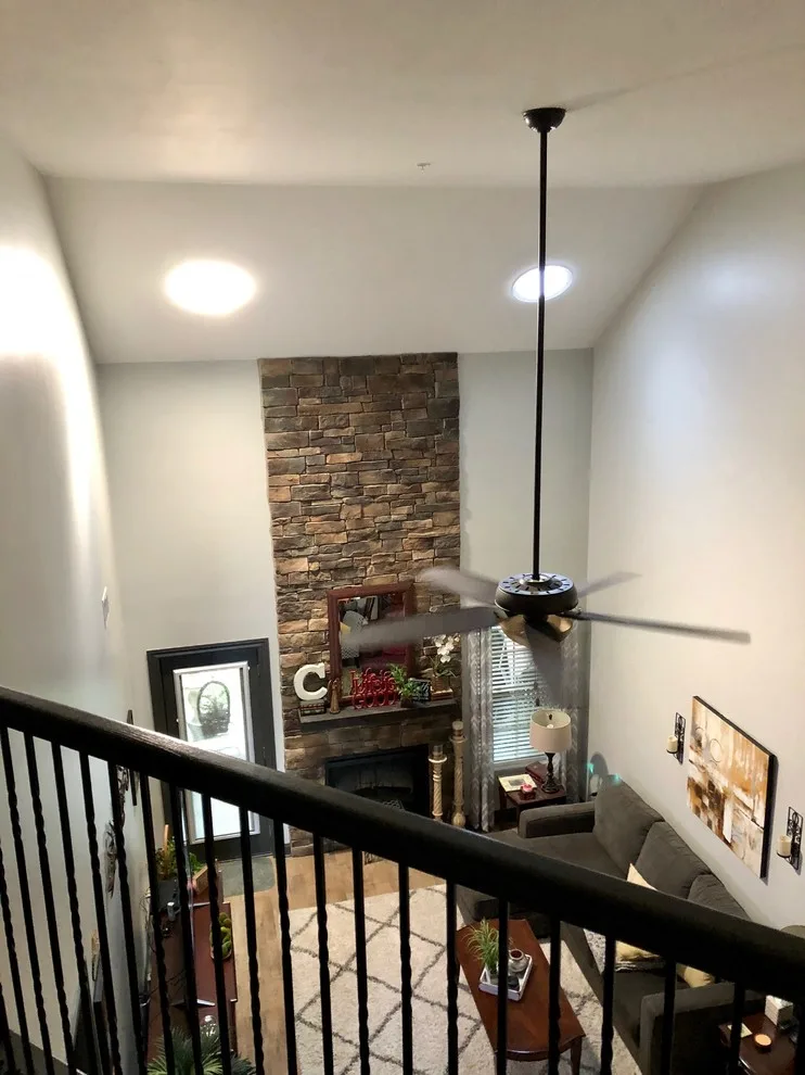 Vaulted Living Room with Solatube by Total Home Solutions - Photo 3