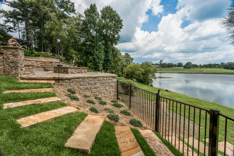 Travertine Pool Deck and Retaining Structures by The Stone Man - Photo 9