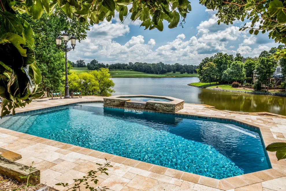 Travertine Pool Deck and Retaining Structures by The Stone Man - Photo 6