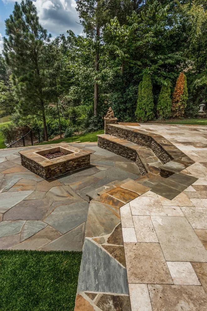 Travertine Pool Deck and Retaining Structures by The Stone Man - Photo 12